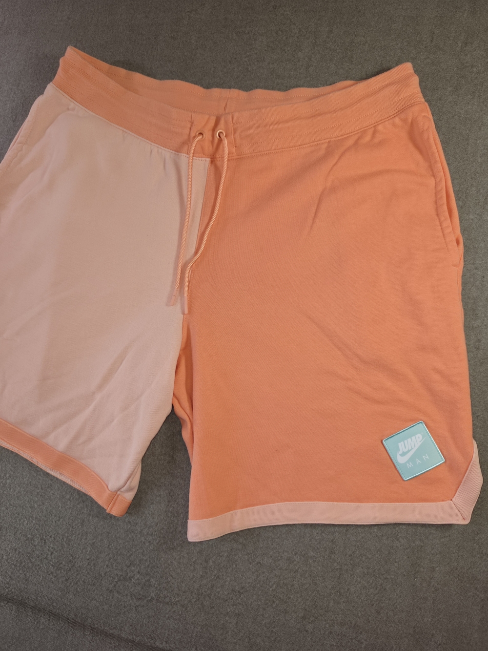 Nike Jordan Two-Tone Peach Athletic Mens Shorts XXL